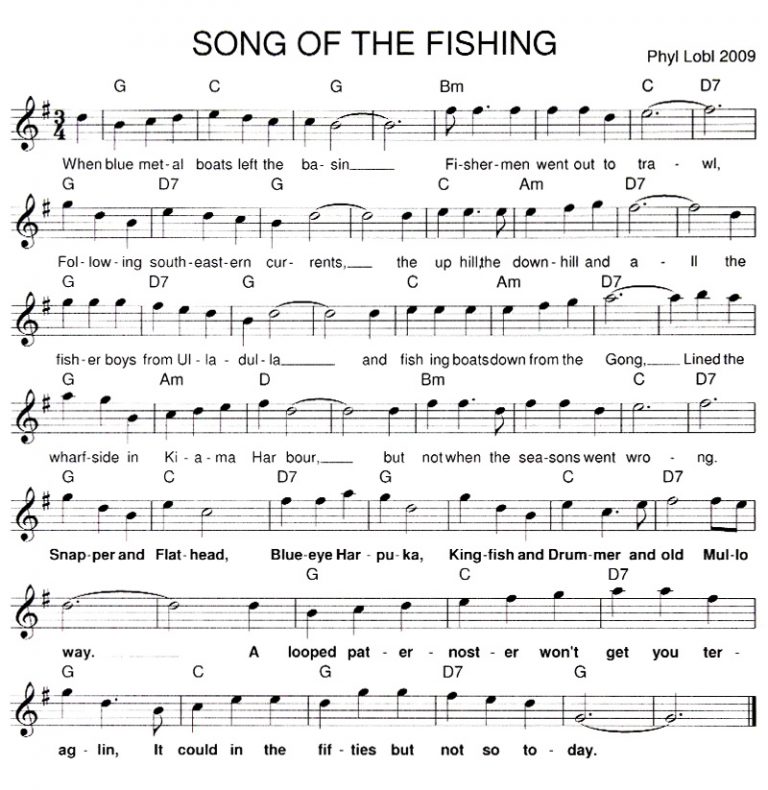 SONG OF THE FISHING Phyl Lobl